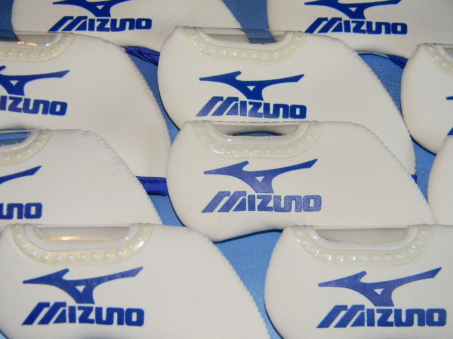 10 Mizuno Iron Covers New Two Tone Blue White Neoprene Golf Headcovers