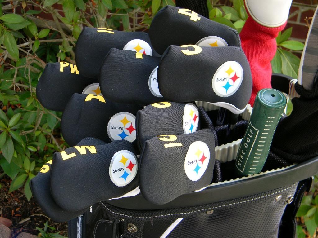 10 Pittsburgh Steelers Iron Covers Universal Fit NFL Golf Headcovers eBay