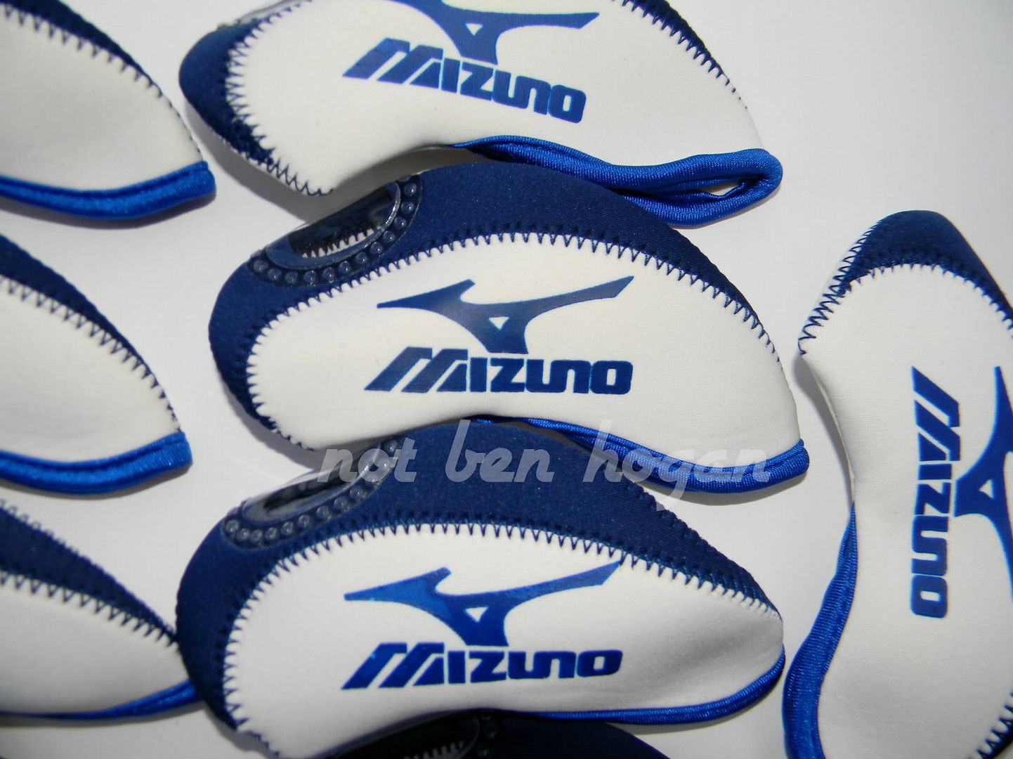 10 Mizuno Iron Covers New Two Tone Blue White Neoprene Golf Headcovers