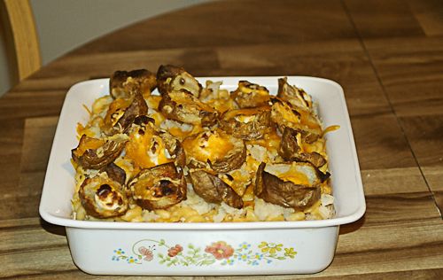 Potato Skins Mac and Cheese