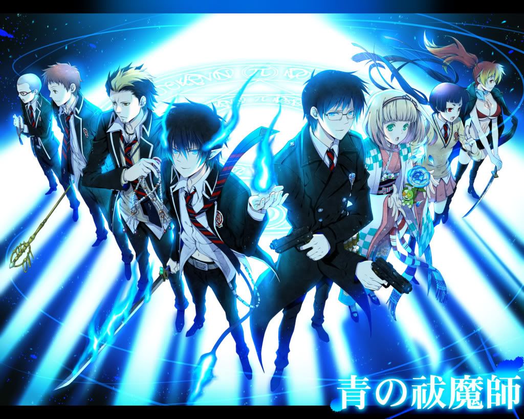 ao no exorcist, a manga written and illustrated by Kazue Kato.