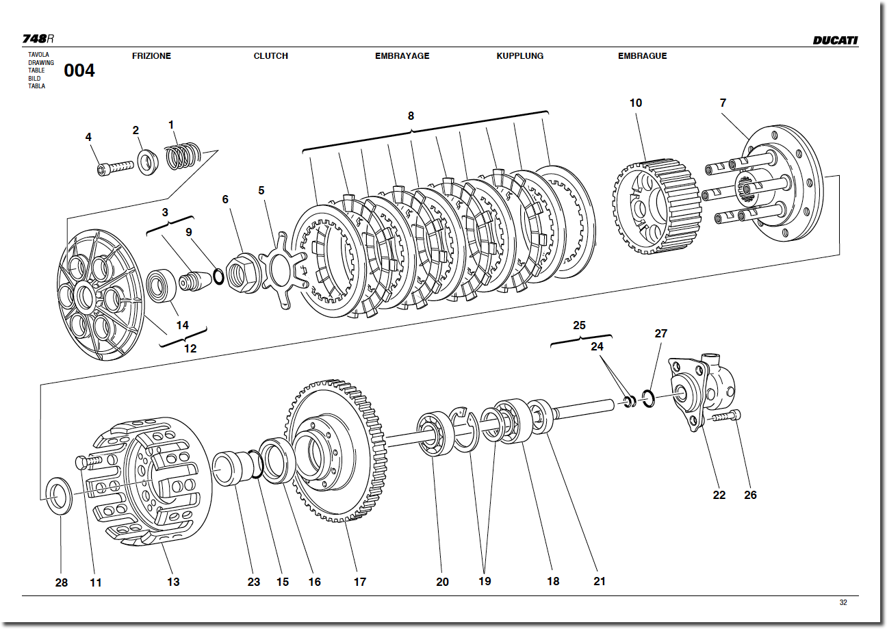 Clutch Basket Bolt Thread sealant help Ducati.ms The Ultimate
