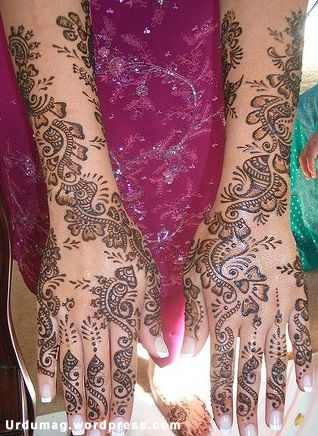 designs of hina - Mehndi of the day 4th june 2012