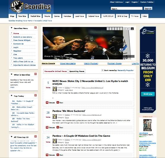 Newcastle United Top Blog - Geordies NET Newcastle United Top Blog - Geordies NET