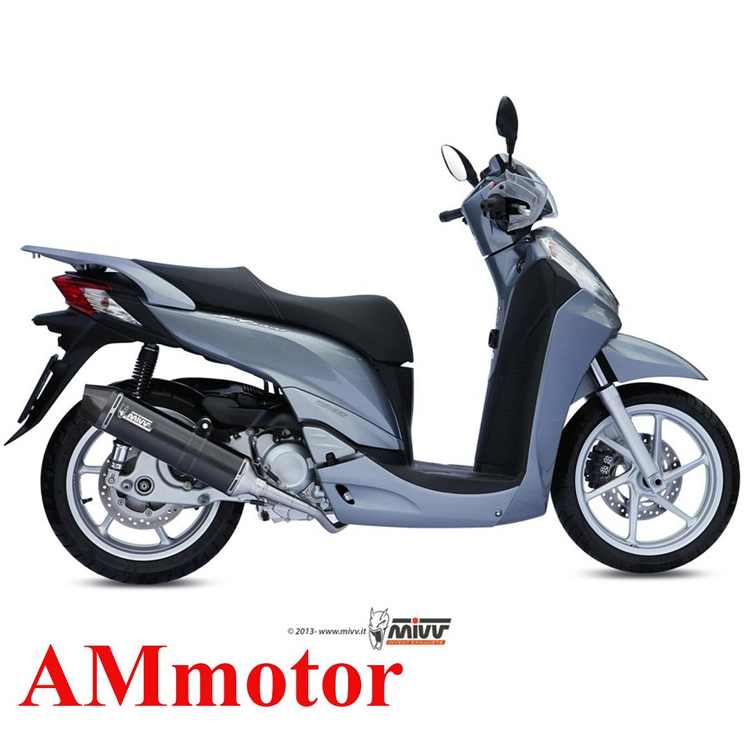 MIVV TERMINALE URBAN INOX HONDA SH 150 2013 SCARICO COMPLETO KAT